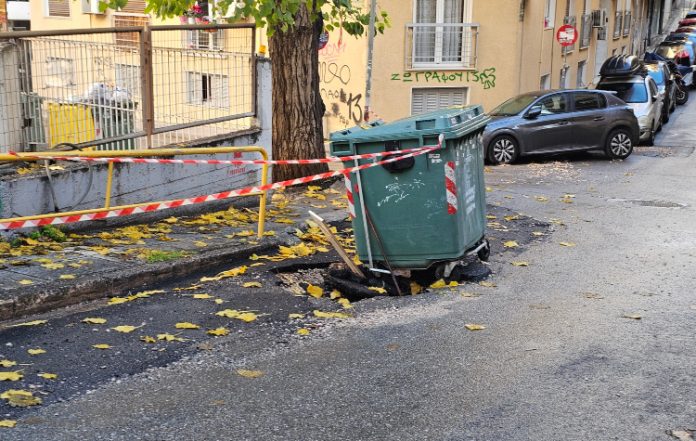 Ζωγράφου: «Πεδίο μάχης» οι δρόμοι από τις κακοτεχνίες εργολάβων