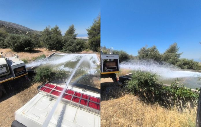 ΣΠΑΥ και Δασική Υπηρεσία ενισχύουν τις γραμμές άμυνας του Υμηττού