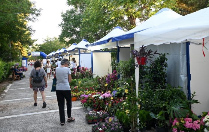 Μεγάλη επιτυχία στην πρεμιέρα της 1ης Ανθοκομικής Έκθεσης – Πλήθος κόσμου στη συναυλία του Δημήτρη Σταρόβα
