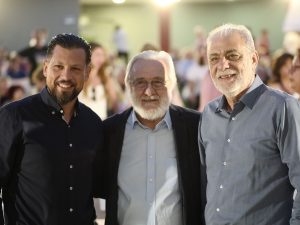 Πλήθος κόσμου στην προβολή της ταινίας Καποδίστριας στον κινηματογράφο Μελίνα Μερκούρη στην Ηλιούπολη