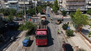 Προχωρούν τα έργα ασφαλτόστρωσης στον Δήμο Ελληνικού - Αργυρούπολης
