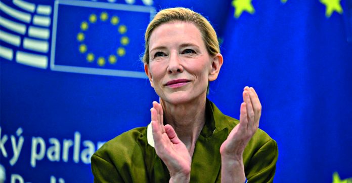 H διάσημη ηθοποιός παρουσίασε στο Ευρωκοινοβούλιο το «Μητρώο της Ανθρώπινης Συναίνεσης», μια πλατφόρμα για την προστασία των δικαιωμάτων των πολιτών από την A.I.