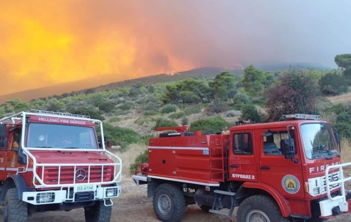 Βύρωνας: Στο πλευρό της πυρόσβεσης Δήμος και Δασοπροστασία