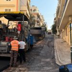 Τα συνεργεία του Δήμου Ηλιούπολης επί το έργον