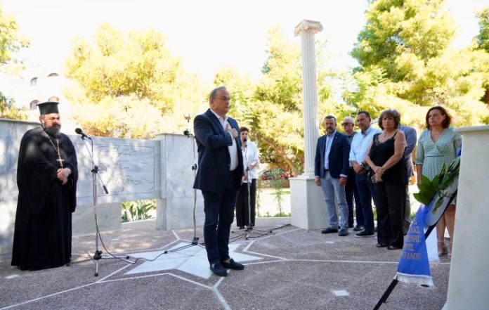 Κωνσταντέλλος στο Μνημείο Ιωνία: «Κρατάμε ζωντανή τη μνήμη των προγόνων μας»