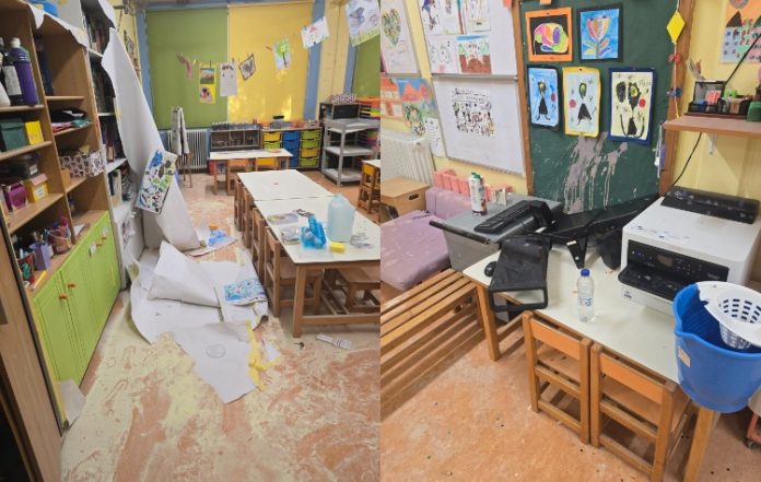 Πρωτοφανείς βανδαλισμοί στο 3ο Νηπιαγωγείο Νέας Σμύρνης