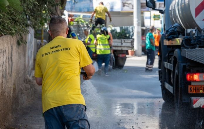Άγιος Δημήτριος: Παρεμβάσεις καθαριότητας και πρασίνου σε Χανίων και Σάμου